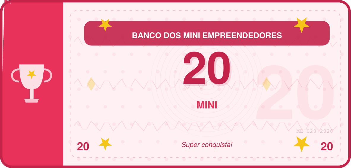 Nota de 20 minis