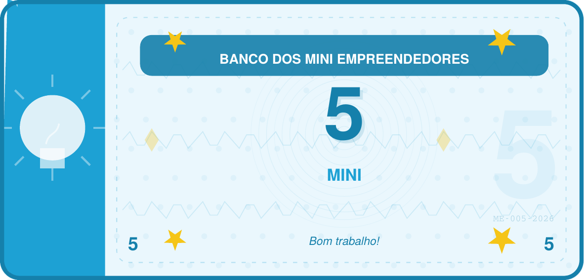 Nota de 5 minis